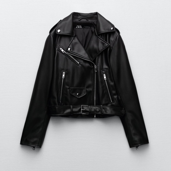Zara Jackets & Blazers - Zara Faux Leather Jacket